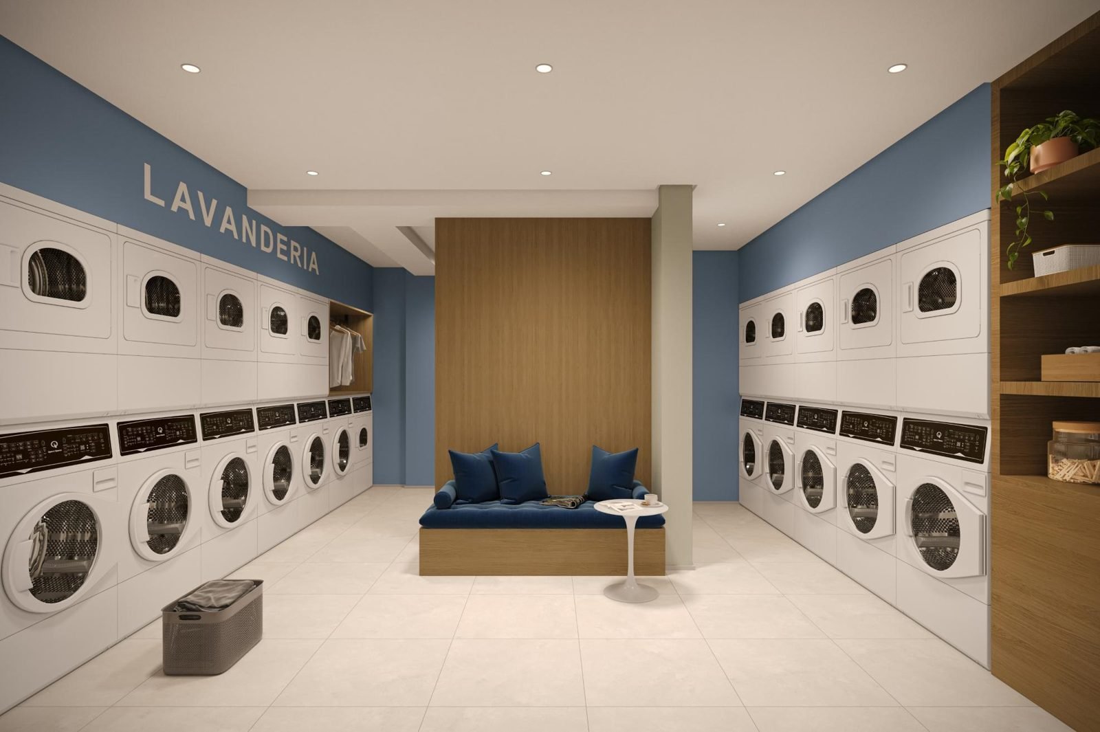 Sala multiuso e minimercado