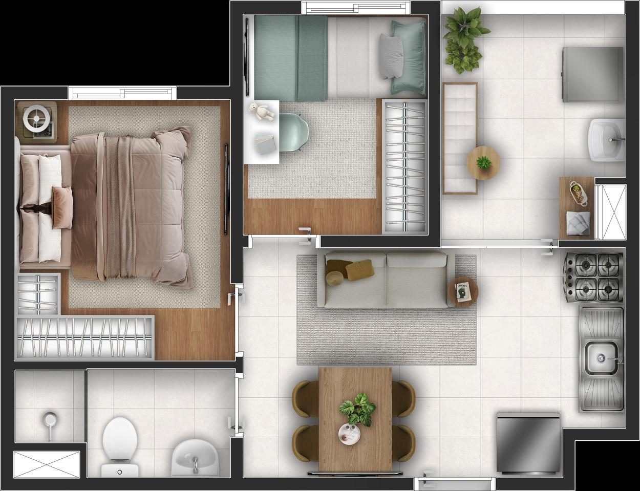 Planta Now 30m²